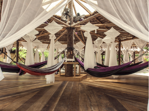 A picture of hammocks at Tadom Hills Resort
