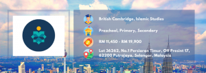 Information on Spectrum Islamic International School Malaysia